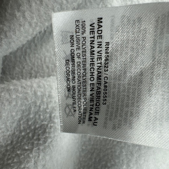 Nike Dri Fit Mens Pullover Sweatshirt Gray 1/4 Zip Long Sleeve XXL - Picture 5 of 8